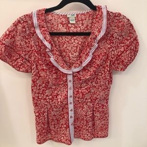 Anthropologie blouse size 2
